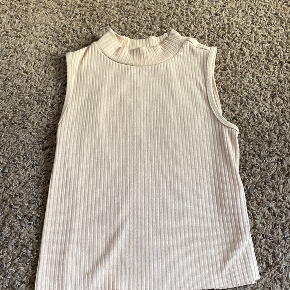 No sleeve turtleneck light brown Dillard’s (GB Girls) shirt